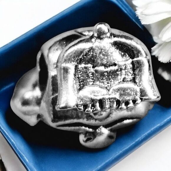 Lilo & Stitch Stainless Steel Silver Bracelet Charm Dangle Slide On Alien Fandom - Picture 4 of 6